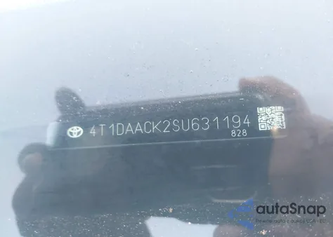 2025 Toyota Camry Se z USA, uszkodzony, nr VIN 4T1DAACK2SU631194